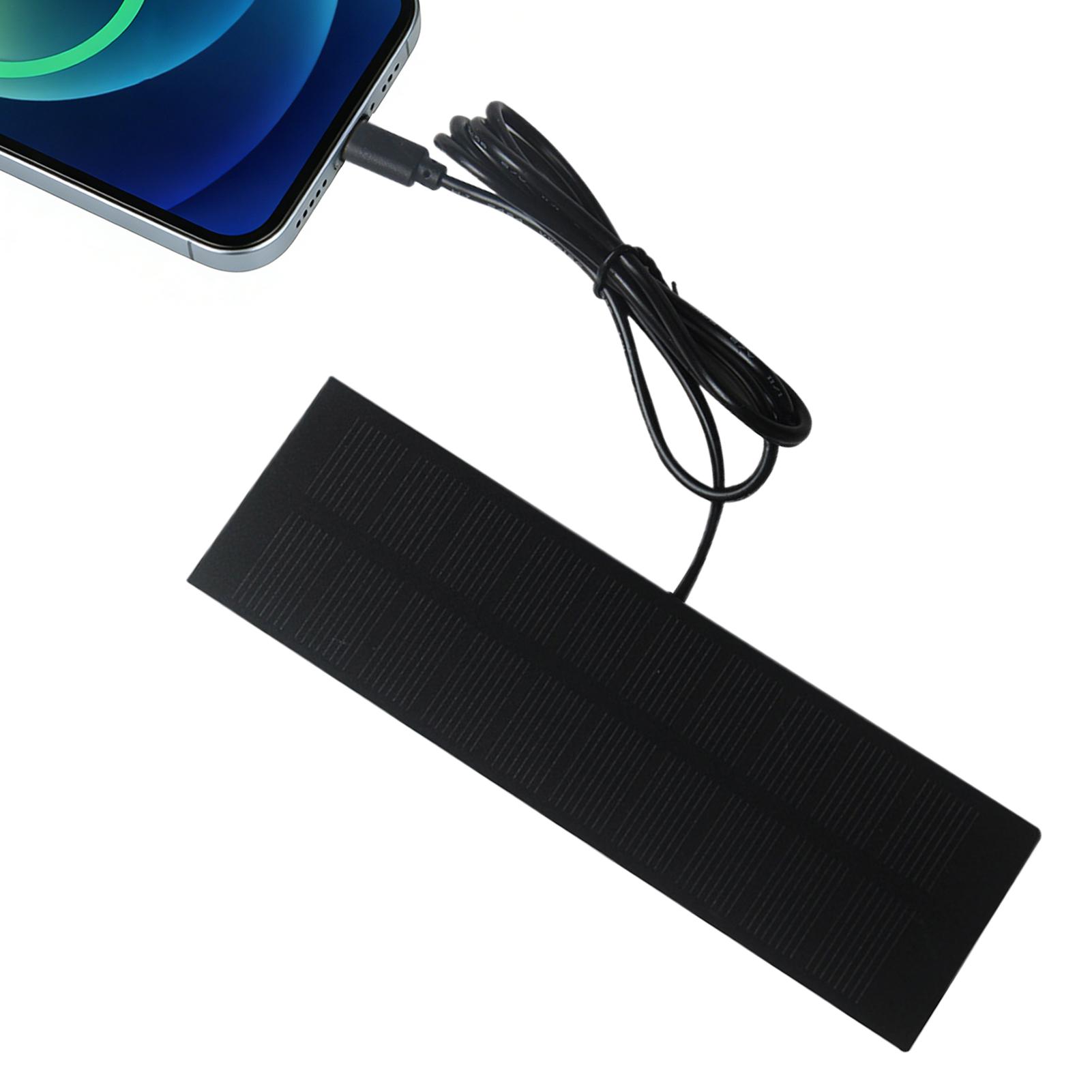 Solar Charger Panel Foldable - 5W 5V Tragbares Solarpanel USB-Solarladegerät für