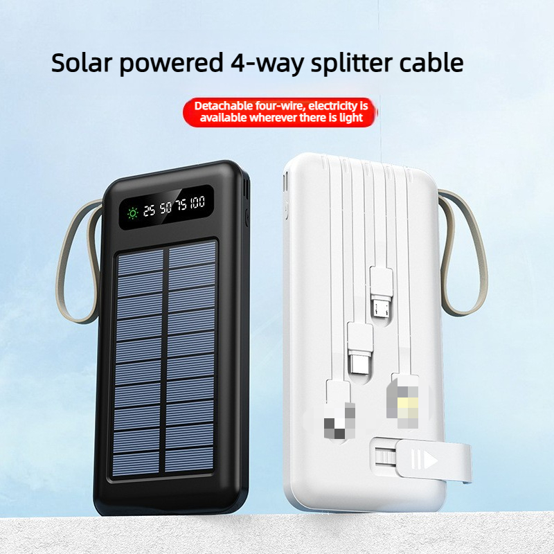 Solar Charger Panel Foldable - 10000/20000mAh Outdoor Solar Großkapazitäts-Powerbank für iPhone