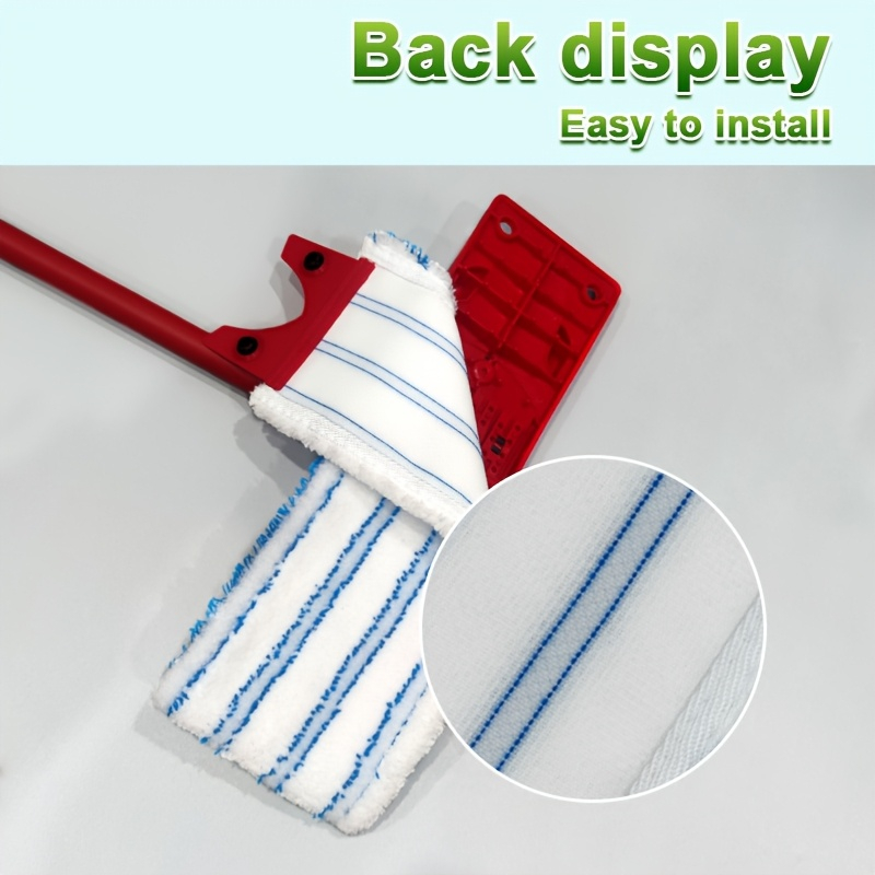 Cloth Pad Reusable - Flacher Wischmopp-Tuchbezug, Schnelltrocknend, Wiederverwendbare Reinigungswerkzeuge, Mikrofaser-Bodenwischpads