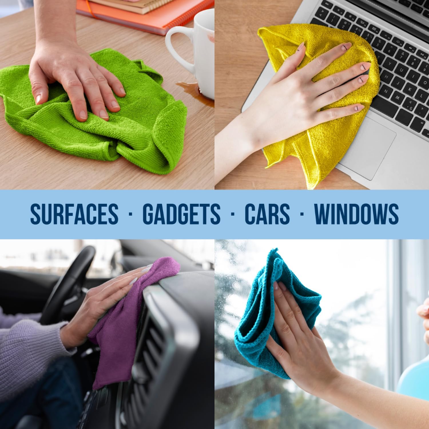300 Stück Mikrofaser-Reinigung – Cloth Pad Reusable Bewertung und Preis