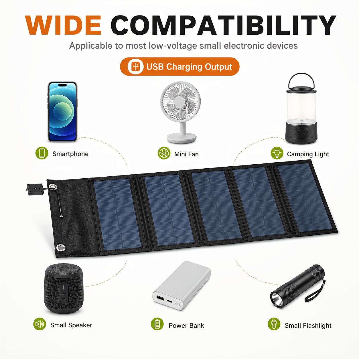 1 15W faltbares, tragbares Sol – Solar Charger Panel Foldable Bewertung und Preis