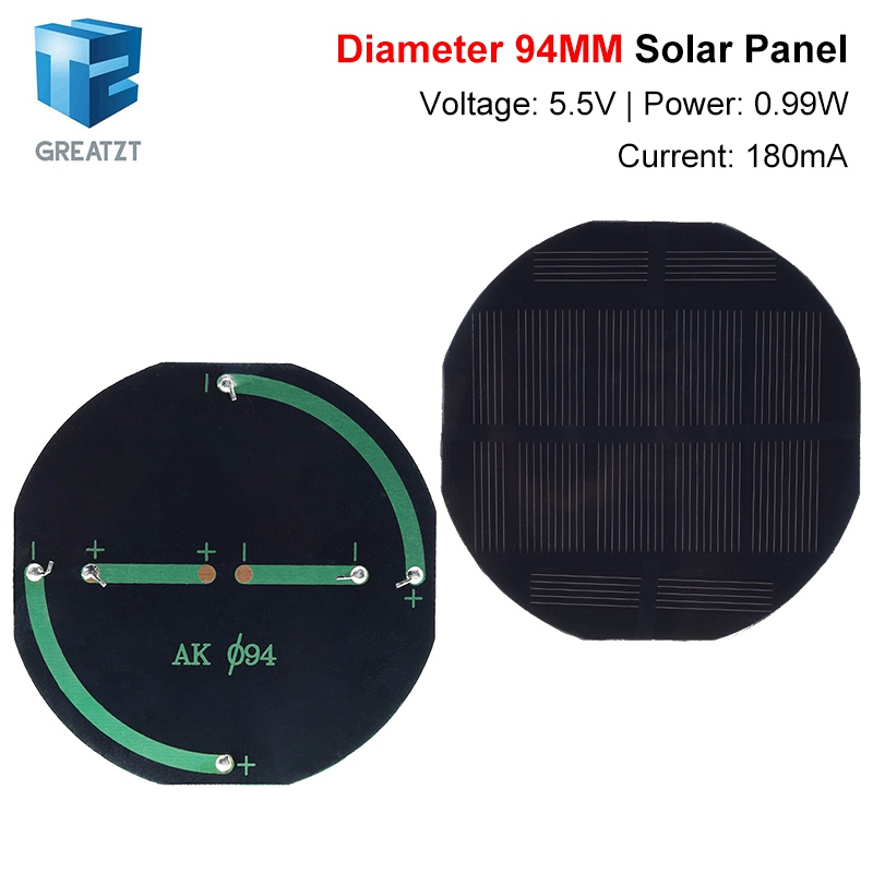 GREATZT 5,5V 180mA Solarpanel  – Solar Charger Panel Foldable Bewertung und Preis