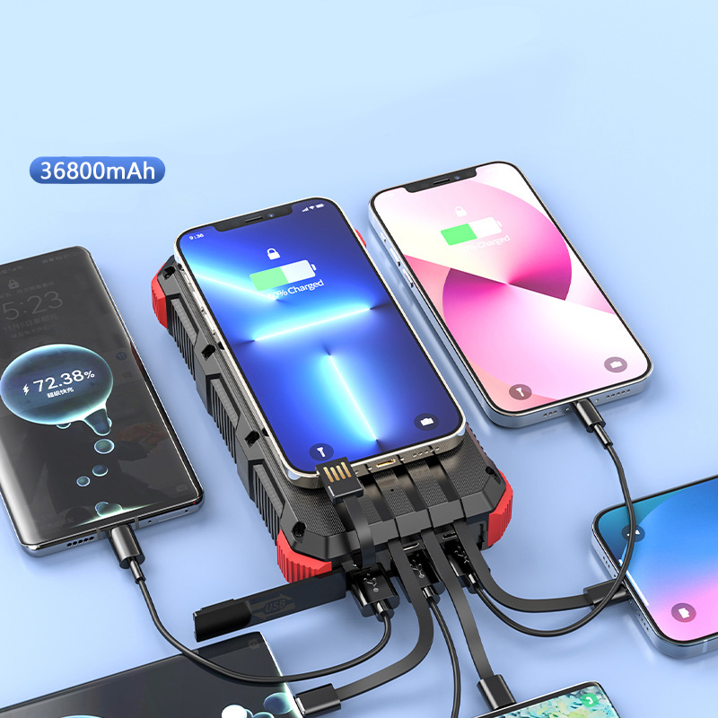 Solar Power Bank 36800mAh mit  – Solar Charger Panel Foldable Bewertung und Preis